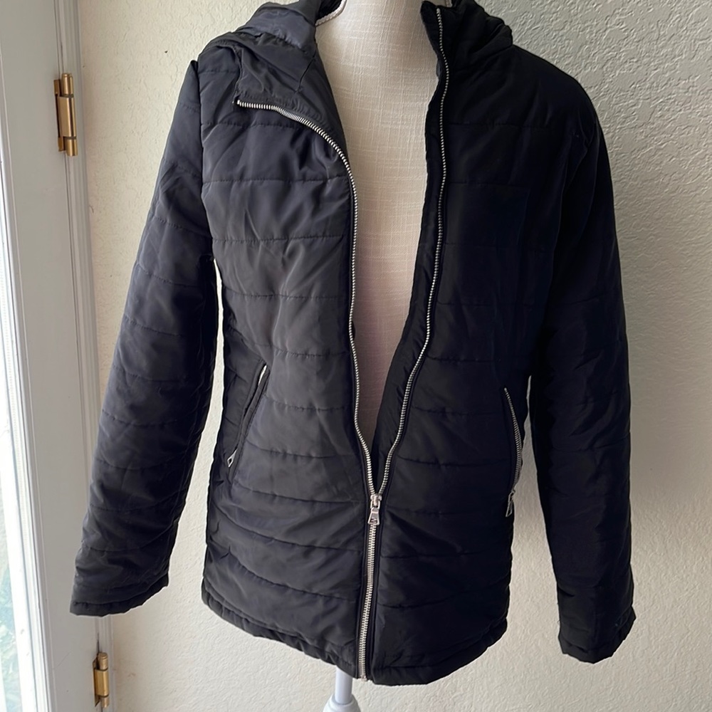 Ambiance (M) black quilted jacket